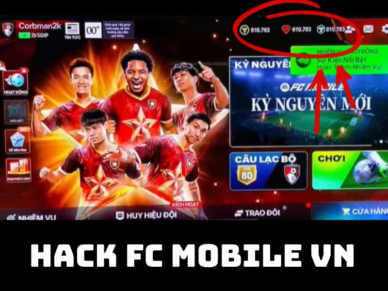 Hack FC Mobile VN có tính năng gì nổi bật