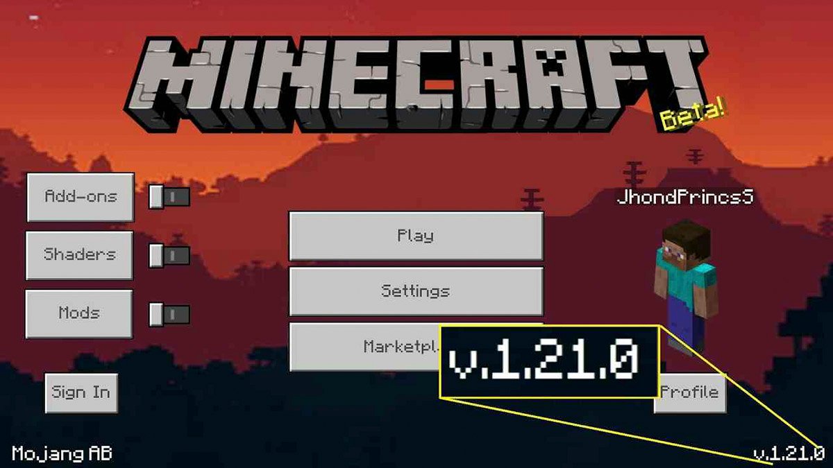 Minecraft 1.21.0