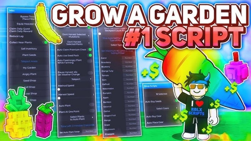 Tính năng nổi bật của Hack Grow A Garden