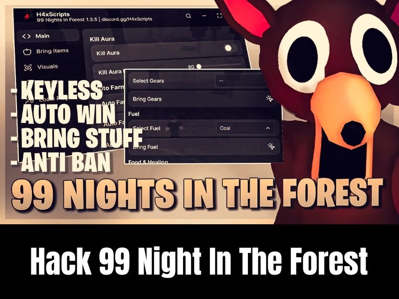 Chi tiết lối chơi của 99 Night in the Forest